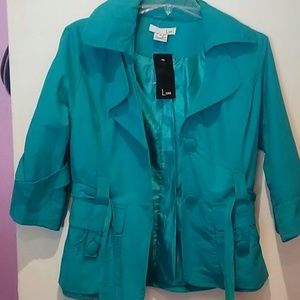 NWT turquoise Blazer